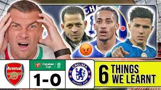 6 THINGS WE LEARNT FROM ARSENAL 1-0 CHELSEA 🤬
