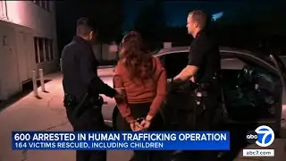 600 arrested, 170 victims rescued in California human trafficking crackdown