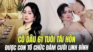 61-YEAR-OLD BRIDE REMARR, RECEIVES A LAVISH WEDDING FROM HER CHILDREN.