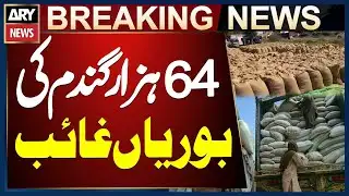 64,000 Wheat Bags Missing From Bhoolari Warehouse, Jamshoro
