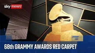 68th annual Grammy Awards red carpet