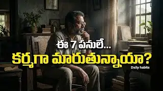 ఈ 7 పనులే… కర్మగా మారుతున్నాయా?  | Daily habits Create in Karma 