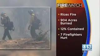 7 Firefighters Hurt In Rices Fire
