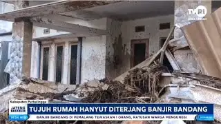 7 Rumah Hanyut Diterjang Banjir Bandang