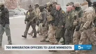 700 immigration officers to leave Minnesota