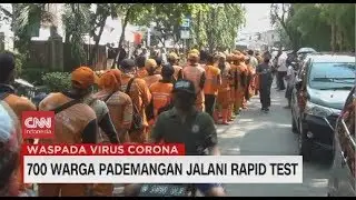 700 Warga Pademangan Jalani Rapid Test