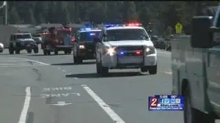 8/13 - 5pm - Hundreds Honor Fallen Tahoe Firefighter During Procession