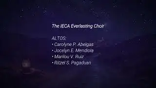 8 - ACKNOWLEDGEMENT | IECA Everlating Choir CHRISTmas Cantata 2025