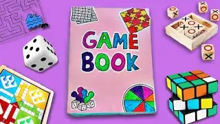 8 DIY Games in a Book | DIY Easy Paper Game
