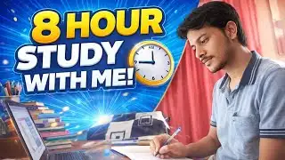 8 Hour Study With Me 📚 | No Talking | Focus Timer | Deep Study Session