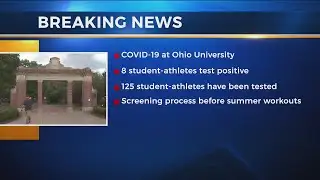 8 Ohio University athletes test positive for coronavirus