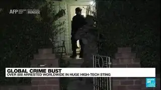 800 arrested worldwide in huge crime sting