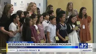 85 students exit English Learner Program