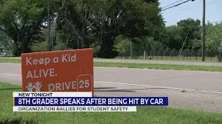 8th grader speaks after being hit by car