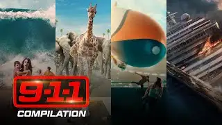 9-1-1 | Every Opening Disaster Teaser (Seasons 2-8)
