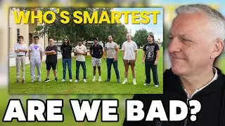 9 College Students vs. Impossible Quiz REACTION | OFFICE BLOKES REACT!!