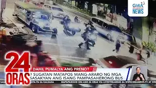 9 injured after a bus rams several vehicles | 24 Oras