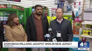 $90 million Mega Millions jackpot won in Union City, NJ