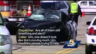 911 calls describing scene released after utility workers hit by car