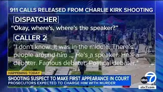 911 calls released from Charlie Kirk shooting