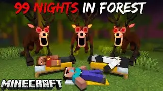 99 Nights in the Forest 🌲 | Minecraft Horror Story (Part 1)