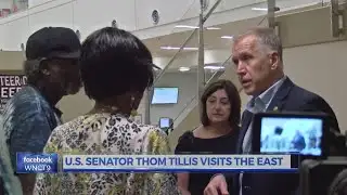 9OYS 6 PM - Sen. Thom Tillis Visits Greenville