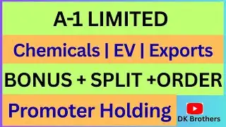A-1 Limited Share Latest News | Bonus & Split  | Chemical Trading, EV Entry & Big Orders