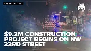 A $9.2M construction project for NW 23rd Street began on Monday