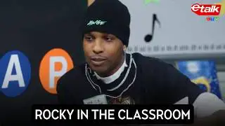 A$AP Rocky steps in as a substitute teacher at a Harlem school