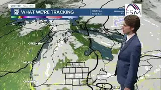 A bit cooler with light snow chances continuing across Mid-Michigan Tuesday