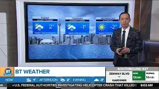 A cloudy start to the work week