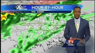 A cloudy, wet, windy and cold Thursday