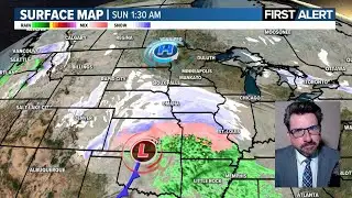 A cold, dry weekend; winter storm stays south