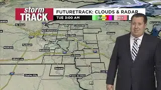 A couple more snow chances before arctic air arrives with negative temperatures