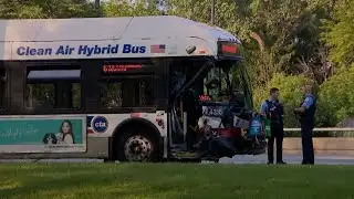 A CTA bus driver ran a young lady over and kept going ..