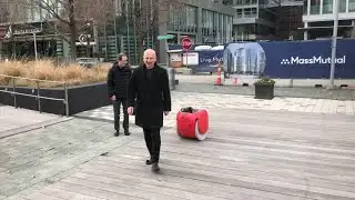 A delivery robot that doubles as personal sidekick