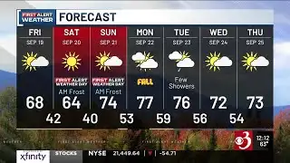 A fall-like chill into this weekend