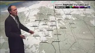 A few flurries around into Tuesday
