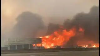 A major evacuation is underway in BC as wildfires continue