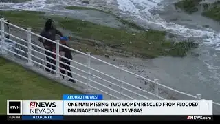 A man still reportedly missing after heavy rains in Las Vegas