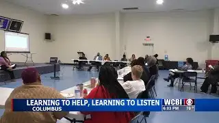 A mental health first aid training was held in Columbus
