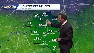 A quiet Tuesday night, Warmer for Wednesday