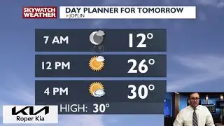 A sunny, but cold start to the week.