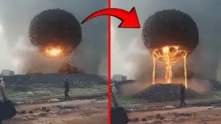 A UFO Mothership Recently Appeared Dropped Something & Suddenly Vanished!