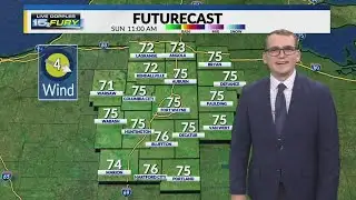 A warm start to the week