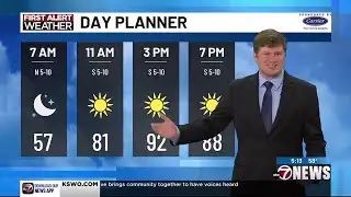 A weak cold front will move in Tuesday morning | 9/30 AM