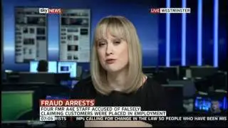 A4E Emma Harrison FRAUD 2012 SKY NEWS