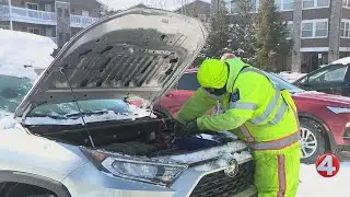 AAA experiences an increase in battery calls during the cold stretch