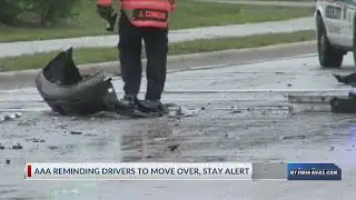 AAA urges motorists to ‘Slow Down, Move Over’ as roadside accidents increase