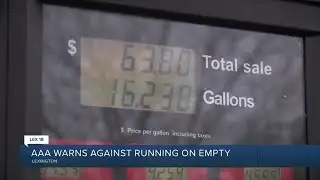 AAA warns against running on empty